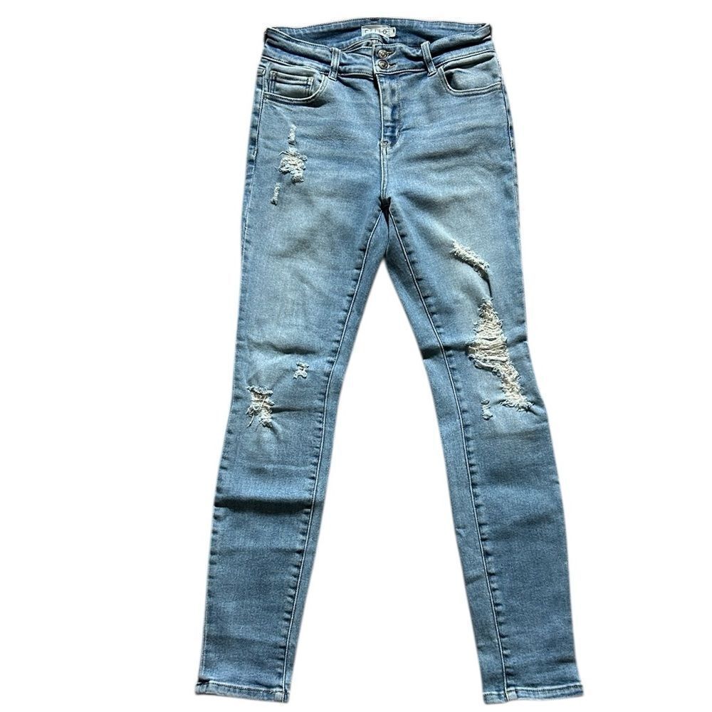 Cello Distressed Skinny Jeans